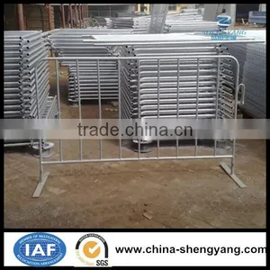 Stable Metal Frame Welded and Galvanized Concert Crowd Control Barrier for Sale thumbnail-1