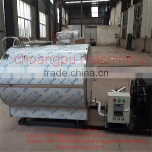 1000KG Stainless Steel Milk Cooling Tank For Dairy Farm thumbnail-1
