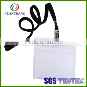 Factory Wholesale Eco-friendly Clear Hard Plastic Card Holder Lanyards thumbnail-4