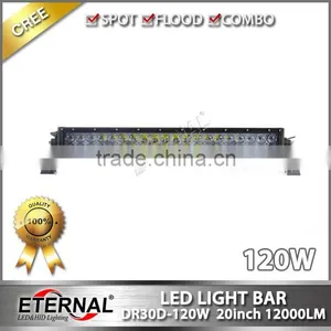 120W 22" 4x4 Racing Vehicles Excavator Forklift Mining Trucks Crane Bull Dozer Industrial Equipments Driving Led Light Bar thumbnail-1