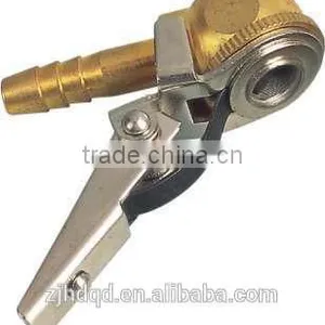 Factory Sales Air Chuck With Clip Pump Adapter Aluminum Alloy or Nickel Plating thumbnail-4