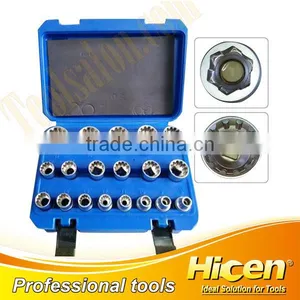 19pcs 1/2" Gear Sockets Set thumbnail-1