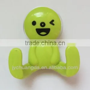 Removable Plastic Suction-cup Hook thumbnail-1