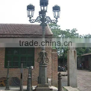 HOT SALE AUTO MOLDING MACHINE MADE Cast Iron Lamp Post, Street Lamp Post thumbnail-1