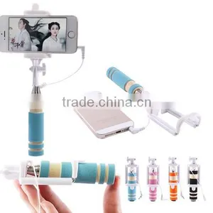 Wholesale Wired Mini Smartphone Selfie Stick for Phone thumbnail-6