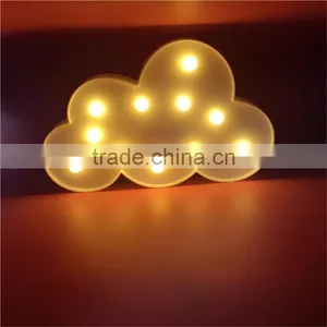 Promotion Gift White Cloud 11LED Home Room Wall Decoration Hanger Kids Children Baby Night Light thumbnail-4