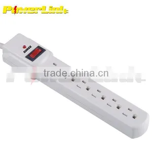 H60140 Power Strip Surge Protector With 6 Outlets and 2-Feet Cord thumbnail-1