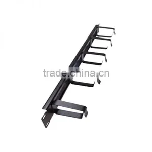 1U 19-inch Racks D-ring Brush Cable Management Panel With Brush Grommet thumbnail-2