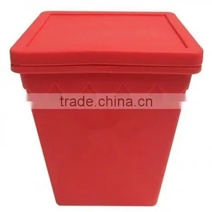 Easy Handling Microwave Safe Silicone Pop Corn Container thumbnail-1