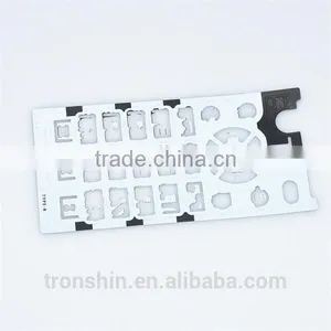 Waterproof Over-molding PET Sheet Silicon Rubber Keypad With Silkscreen Printing for Mobile Phone thumbnail-6