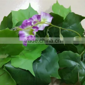 SJ0601027 Guangzhou Factort Wholesale Fake Leaves Vine Plastic Artificial Flowers Vine thumbnail-6