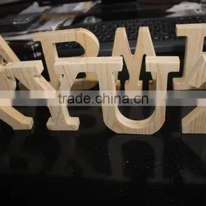 Wooden Alphabet Letters DIY Manual Process Letters Laser Cutting Letters Can Be Customized thumbnail-3