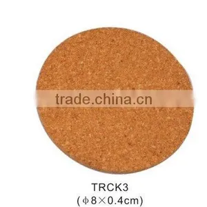 Promotional Round Cork Coaster/ Fiberboard Coaster thumbnail-1