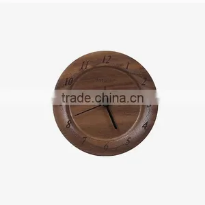 Carbon Baking Wooden Wall Digital Clock thumbnail-2