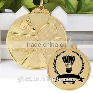 Hot Sale Zinc Alloy Badminton Medal for Wholesale thumbnail-4
