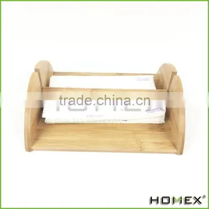 Bamboo Decorative Tissue Holder/ Tissue Paper Holder Homex-BSCI thumbnail-1
