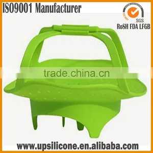 High Quality Silicone Drain Basket Silicone Steamer Basket thumbnail-4