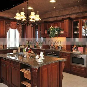 Chinese Beech Wood Kitchen Cabinet thumbnail-1