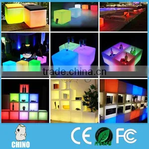 Factory RGB Color Changing LED Night Club Table 60*60*110cm thumbnail-4