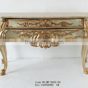 Room Decorative Furniture Marble Top Plexiglass Console Table thumbnail-2