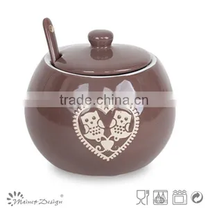 Silk Screen Ceramic Sugar Melting Pot thumbnail-1