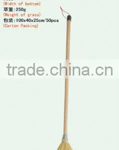 SHORT WOOD HANDLE CORN BROOM thumbnail-1
