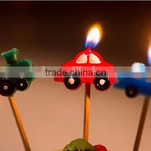 Hot Sale Carton Car Birthday Candle for Children thumbnail-1