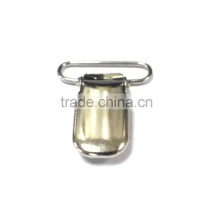 1 Inch Fashion Garment Metal Suspender Clip With Plastic Teeth Inside for Garment, 1 Inch High Quality Fashion Metal Clip thumbnail-1