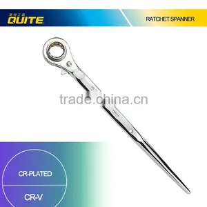 Mirror Surface Pointed Tail Ratchet Wrench,19*22 Ratchet Wrench,mirror Surface Ratchet Wrench thumbnail-1