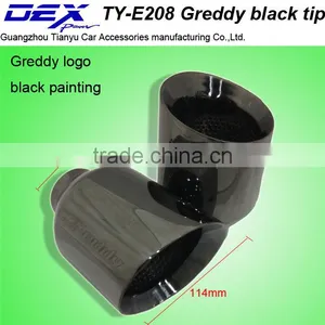 High Quality Auto Part Exhaust Muffler System for Gredd--y Black Tip thumbnail-1