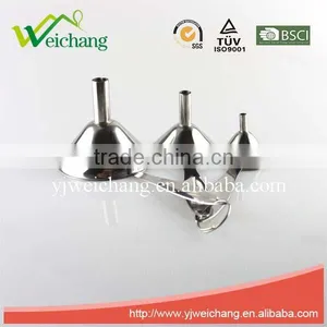 WCTS056 Set of 3 Kitchenware Tool Oil Filling Funnel Stainless Steel Funnel Easy Tools High Quality thumbnail-2
