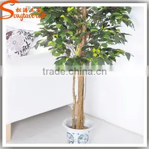 Factory Design Artificial Hanging Marijuana Plant Cheap Artificial Plants Outdoor Decoration Plant thumbnail-4