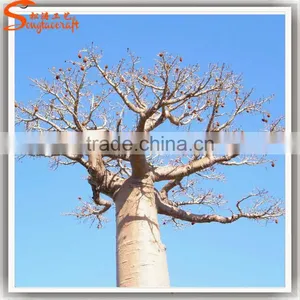Customized Large Outdoor Artificial Trees Artificial Baobab Tree Fiberglass Artificial Tree thumbnail-6