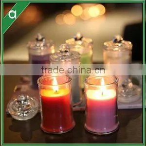 Natural Plant Scented Glass Candles Without Smoke Candle, Candle Resistant To High Temperature Glass Wax thumbnail-3