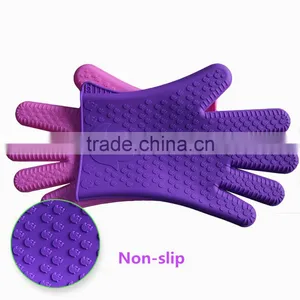 Start Pattern Multi Uses Jar Opener Home Outdoor Barbeque Grilling Accessories Oven Mitts Silicone Heat Resistant Gloves thumbnail-1