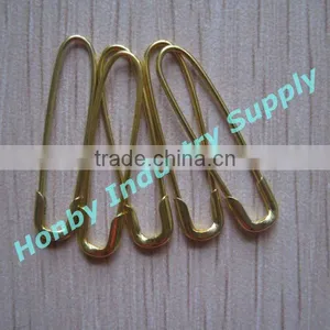 Shinny Gold Color U Shape Coilless Safety Pin for Decorative Garment thumbnail-1