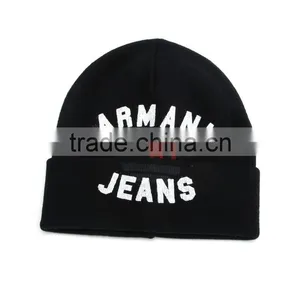 100% Acylic Cottonacrylic Beanie Printing Knit Hats/winter Caps thumbnail-2