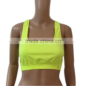 Yellow Summer Ahh Bra for Yoga and Sports thumbnail-1