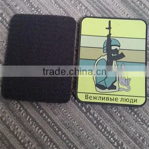 China High Quality Fancy Custom Embossed Rubber Patch thumbnail-2