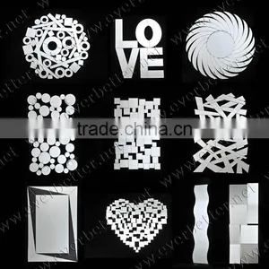 Decorative Artistic Bevelled-edge Rectangle Classics Elegant Glass Mirror thumbnail-1