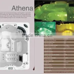 Accommodating and Unbelievable Body Massage of Hot Tub Spa for 6 Person--Athena thumbnail-1
