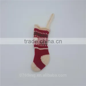 2017 Wholesale Customized Christmas Knitted Stockings thumbnail-3