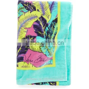 Cotton Velour Multifunction Sublimation Print Beach Towel With Private Label Logo thumbnail-5