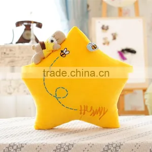 S17020A Cheap Decorative Moon Shaped Pillow Cushion thumbnail-5