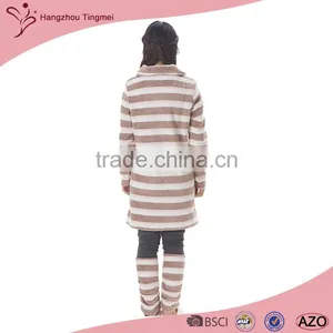 Women's 100% Polyester Super Soft Coral Fleece Pajamas thumbnail-3