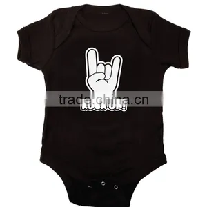 ROCK ON Gesture Baby Bodysuits Cotton Unisex thumbnail-1