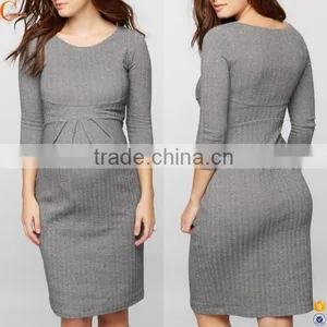 Fancy Office Dress for Pregnant Women thumbnail-1