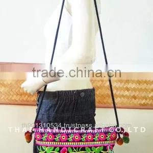 Embroidered HMONG Hill Tribe Shoulder Bag Cross Body Bag thumbnail-1