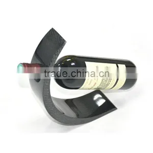 Universal Carbon Fiber Wine Rack 1 Bottle Holder Kitchen Bar Countertop thumbnail-3