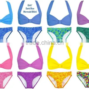 Gilrs' Mermaid Bikini Set thumbnail-4